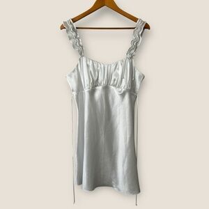 Vintage Linea Donatella White Satin Garment